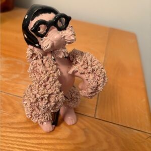 RARE VINTAGE SPAGHETTI POODLE 1950s 🐩💗